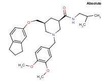 (3R,5S)-5-[(2,3-dihydro-1H-inden-5-yloxy)methyl]-1-(3,4-dimethoxybenzyl)-N-isobutyl-3-piperidinecarboxamide