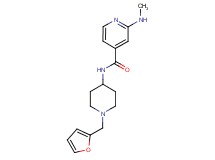 N-[1-(2-furylmethyl)piperidin-4-yl]-2-(methylamino)isonicotinamide