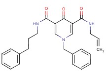 N-allyl-1-benzyl-4-oxo-N'-(3-phenylpropyl)-1,4-dihydro-3,5-pyridinedicarboxamide