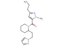 1-[(1-methyl-3-propyl-1H-pyrazol-5-yl)carbonyl]-2-[2-(1H-pyrazol-1-yl)ethyl]piperidine