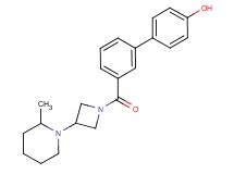 3'-{[3-(2-methylpiperidin-1-yl)azetidin-1-yl]carbonyl}biphenyl-4-ol