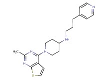 1-(2-methylthieno[2,3-d]pyrimidin-4-yl)-N-(3-pyridin-4-ylpropyl)piperidin-4-amine