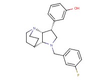 3-[(3R*,3aR*,7aR*)-1-(3-fluorobenzyl)octahydro-4,7-ethanopyrrolo[3,2-b]pyridin-3-yl]phenol
