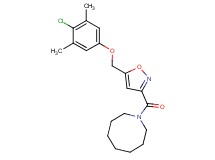 1-({5-[(4-chloro-3,5-dimethylphenoxy)methyl]-3-isoxazolyl}carbonyl)azocane