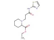 ethyl 1-[3-oxo-3-(1,3-thiazol-2-ylamino)propyl]piperidine-2-carboxylate
