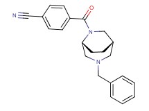 4-{[(1S*,5R*)-3-benzyl-3,6-diazabicyclo[3.2.2]non-6-yl]carbonyl}benzonitrile