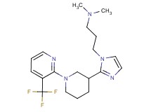 N,N-dimethyl-3-(2-{1-[3-(trifluoromethyl)pyridin-2-yl]piperidin-3-yl}-1H-imidazol-1-yl)propan-1-amine