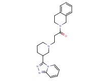 2-[3-(3-[1,2,4]triazolo[4,3-a]pyridin-3-ylpiperidin-1-yl)propanoyl]-1,2,3,4-tetrahydroisoquinoline