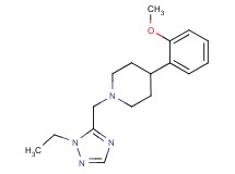 1-[(1-ethyl-1H-1,2,4-triazol-5-yl)methyl]-4-(2-methoxyphenyl)piperidine