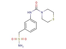 N-{3-[(aminosulfonyl)methyl]phenyl}thiomorpholine-4-carboxamide