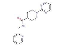 N-(2-pyridinylmethyl)-1-(2-pyrimidinyl)-4-piperidinecarboxamide bis(trifluoroacetate)