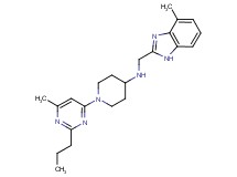 N-[(4-methyl-1H-benzimidazol-2-yl)methyl]-1-(6-methyl-2-propylpyrimidin-4-yl)piperidin-4-amine
