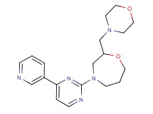 2-(4-morpholinylmethyl)-4-[4-(3-pyridinyl)-2-pyrimidinyl]-1,4-oxazepane
