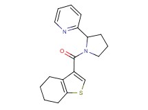 2-[1-(4,5,6,7-tetrahydro-1-benzothien-3-ylcarbonyl)pyrrolidin-2-yl]pyridine