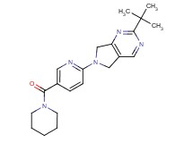 2-tert-butyl-6-[5-(piperidin-1-ylcarbonyl)pyridin-2-yl]-6,7-dihydro-5H-pyrrolo[3,4-d]pyrimidine