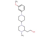 2-{4-[1-(3-methoxyphenyl)-4-piperidinyl]-1-methyl-2-piperazinyl}ethanol