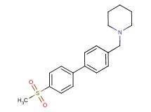 1-{[4'-(methylsulfonyl)biphenyl-4-yl]methyl}piperidine