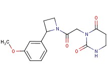 3-{2-[2-(3-methoxyphenyl)azetidin-1-yl]-2-oxoethyl}dihydropyrimidine-2,4(1H,3H)-dione