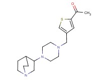 1-(4-{[4-(1-azabicyclo[2.2.2]oct-3-yl)piperazin-1-yl]methyl}-2-thienyl)ethanone