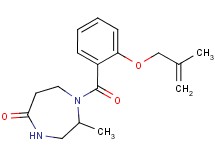 2-methyl-1-{2-[(2-methylprop-2-en-1-yl)oxy]benzoyl}-1,4-diazepan-5-one
