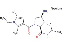 (4S)-4-amino-1-[(1-ethyl-2,5-dimethyl-1H-pyrrol-3-yl)carbonyl]-N-isopropyl-L-prolinamide