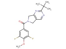 2-tert-butyl-6-(3,5-difluoro-4-methoxybenzoyl)-6,7-dihydro-5H-pyrrolo[3,4-d]pyrimidine