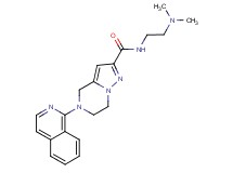 N-[2-(dimethylamino)ethyl]-5-isoquinolin-1-yl-4,5,6,7-tetrahydropyrazolo[1,5-a]pyrazine-2-carboxamide