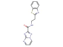 N-[2-(1,3-benzothiazol-2-yl)ethyl][1,2,4]triazolo[1,5-a]pyrimidine-2-carboxamide