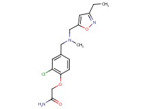 2-(2-chloro-4-{[[(3-ethylisoxazol-5-yl)methyl](methyl)amino]methyl}phenoxy)acetamide