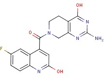2-amino-7-[(6-fluoro-2-hydroxy-4-quinolinyl)carbonyl]-5,6,7,8-tetrahydropyrido[3,4-d]pyrimidin-4-ol