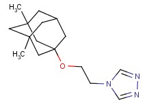 4-{2-[(3,5-dimethyl-1-adamantyl)oxy]ethyl}-4H-1,2,4-triazole