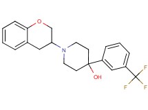 1-(3,4-dihydro-2H-chromen-3-yl)-4-[3-(trifluoromethyl)phenyl]-4-piperidinol