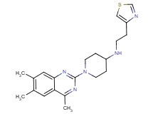 N-[2-(1,3-thiazol-4-yl)ethyl]-1-(4,6,7-trimethyl-2-quinazolinyl)-4-piperidinamine