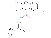 N-[3-(1H-imidazol-1-yl)butyl]-2,3,6-trimethyl-4-quinolinecarboxamide