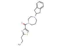 1-(2,3-dihydro-1H-inden-2-yl)-4-[(2-propyl-1,3-thiazol-4-yl)carbonyl]-1,4-diazepane