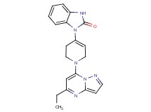 1-[1-(5-ethylpyrazolo[1,5-a]pyrimidin-7-yl)-1,2,3,6-tetrahydro-4-pyridinyl]-1,3-dihydro-2H-benzimidazol-2-one