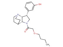 3-[(3R*,3aR*,7aR*)-1-(butoxyacetyl)octahydro-4,7-ethanopyrrolo[3,2-b]pyridin-3-yl]phenol