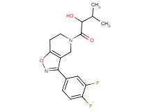1-[3-(3,4-difluorophenyl)-6,7-dihydroisoxazolo[4,5-c]pyridin-5(4H)-yl]-3-methyl-1-oxo-2-butanol