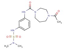 4-acetyl-N-(3-{[(dimethylamino)sulfonyl]amino}phenyl)-1,4-diazepane-1-carboxamide