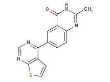 2-methyl-6-thieno[2,3-d]pyrimidin-4-ylquinazolin-4(3H)-one