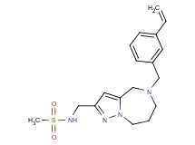 N-{[5-(3-vinylbenzyl)-5,6,7,8-tetrahydro-4H-pyrazolo[1,5-a][1,4]diazepin-2-yl]methyl}methanesulfonamide