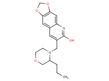 7-[(3-propyl-4-morpholinyl)methyl][1,3]dioxolo[4,5-g]quinolin-6-ol