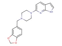 6-[4-(1,3-benzodioxol-5-ylmethyl)piperazin-1-yl]-1H-pyrrolo[2,3-b]pyridine