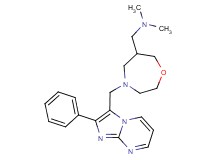 N,N-dimethyl-1-{4-[(2-phenylimidazo[1,2-a]pyrimidin-3-yl)methyl]-1,4-oxazepan-6-yl}methanamine