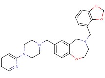 4-(1,3-benzodioxol-4-ylmethyl)-7-{[4-(2-pyridinyl)-1-piperazinyl]methyl}-2,3,4,5-tetrahydro-1,4-benzoxazepine