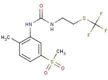 N-[2-methyl-5-(methylsulfonyl)phenyl]-N'-{2-[(trifluoromethyl)thio]ethyl}urea