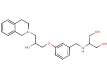2-({3-[3-(3,4-dihydro-2(1H)-isoquinolinyl)-2-hydroxypropoxy]benzyl}amino)-1,3-propanediol