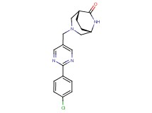 (1R*,5S*)-3-{[2-(4-chlorophenyl)pyrimidin-5-yl]methyl}-3,6-diazabicyclo[3.2.2]nonan-7-one
