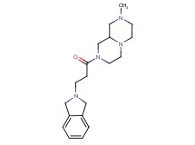 2-[3-(1,3-dihydro-2H-isoindol-2-yl)propanoyl]-8-methyloctahydro-2H-pyrazino[1,2-a]pyrazine