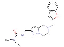N'-{[5-(1-benzofuran-2-ylmethyl)-4,5,6,7-tetrahydropyrazolo[1,5-a]pyrazin-2-yl]methyl}-N,N-dimethylurea